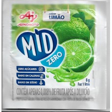 MID ZERO Suco em Pó Sabor Limão