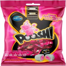 Arcor Bala Chiclete Poosh Tutti Frutti 100 gramas