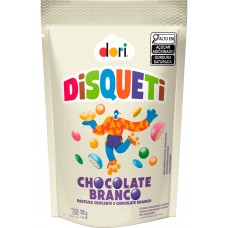 Dori Confeito Disqueti Chocolate Branco Pouch 100g Dori Confeito Disqueti Chocolate Branco Pouch 100g