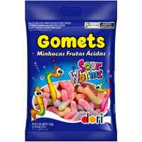 DORI GOMA MINHOCA ACIDA GOMETS 150G Em Estoque