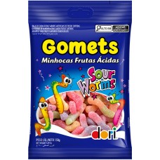 DORI GOMA MINHOCA ACIDA GOMETS 150G Em Estoque
