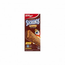 Kelloggs Barra Sucrilhos Chocolate Pack Com 3 Barras Cereal
