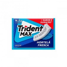 Mondelez Chiclete Trident Max Hortelã Fresca 16,5 gramas