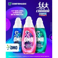 Unilever Lava Roupas Liquido Omo Ciclo Rapido Ação Cuidado 750ml Kit com 03 