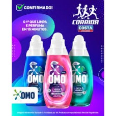 Unilever Lava Roupas Liquido Omo Ciclo Rapido Ação Cuidado 750ml Kit com 03 